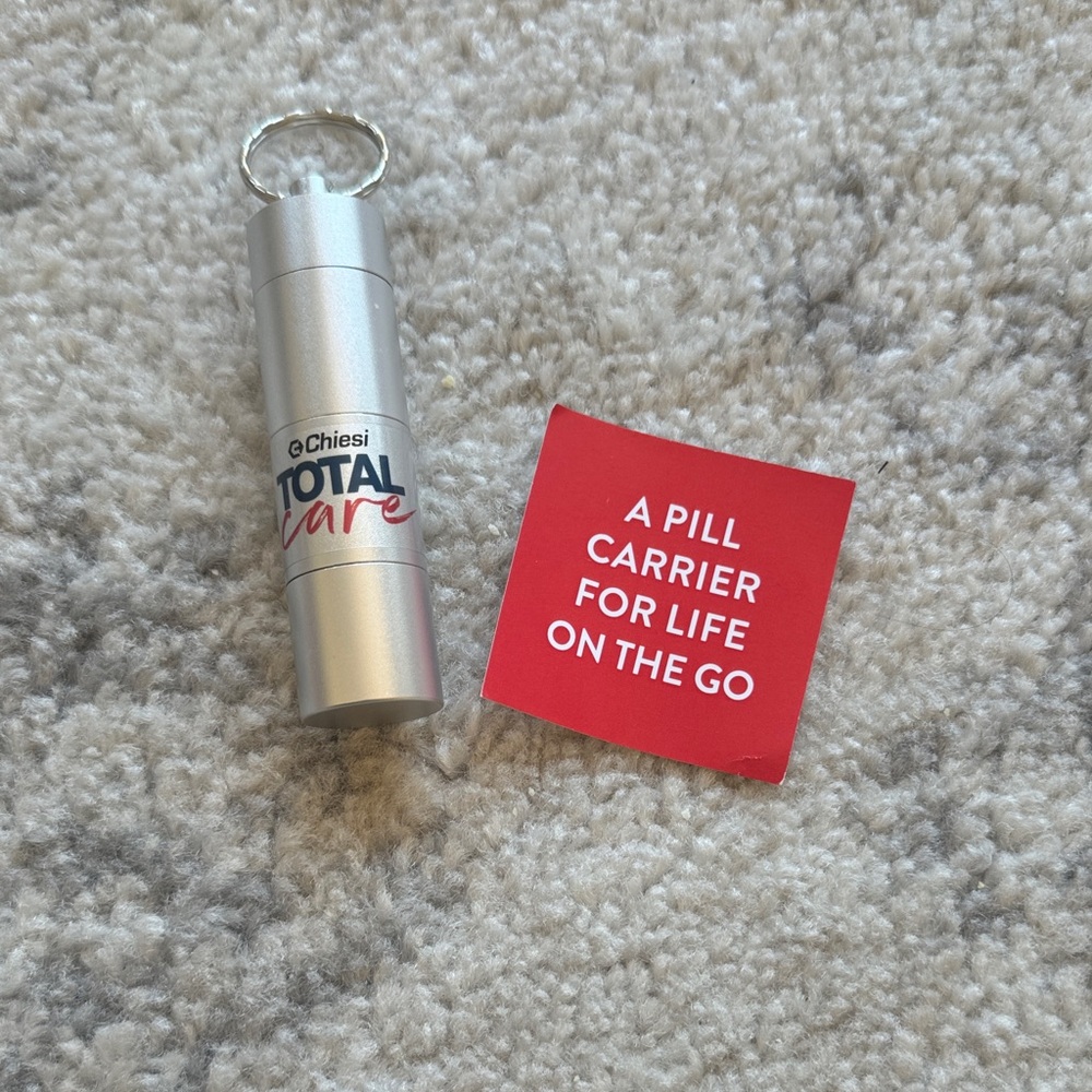 Silver Chiesi Total Care Pill Carrier